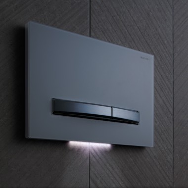 Hajunpoistomoduulissa on lisänä LED-mukavuusvalo. Huuhtelupainikkeen alapuolella näkyy pehmeä valo, joka ohjaa käyttäjän wc-istuimelle esimerkiksi yöllä - kuinka täydellistä.