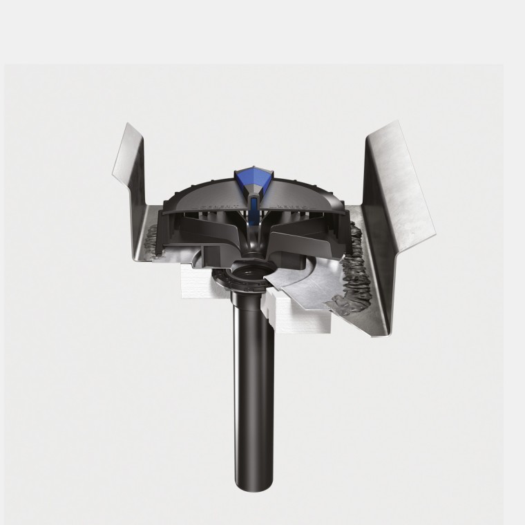 Geberit Pluvia sopii myös kouruasennuksiin sen kompaktin rakenteen ansiosta Geberit Pluvia sopii myös kouruasennuksiin sen kompaktin rakenteen ansiosta