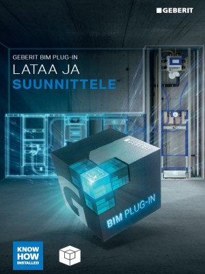 Geberit BIM Plug-In Lataa ja suunnittele Geberit BIM Plug-In Lataa ja suunnittele