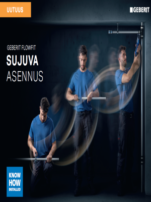 Sujuva asennus - Geberit FlowFit Sujuva asennus - Geberit FlowFit