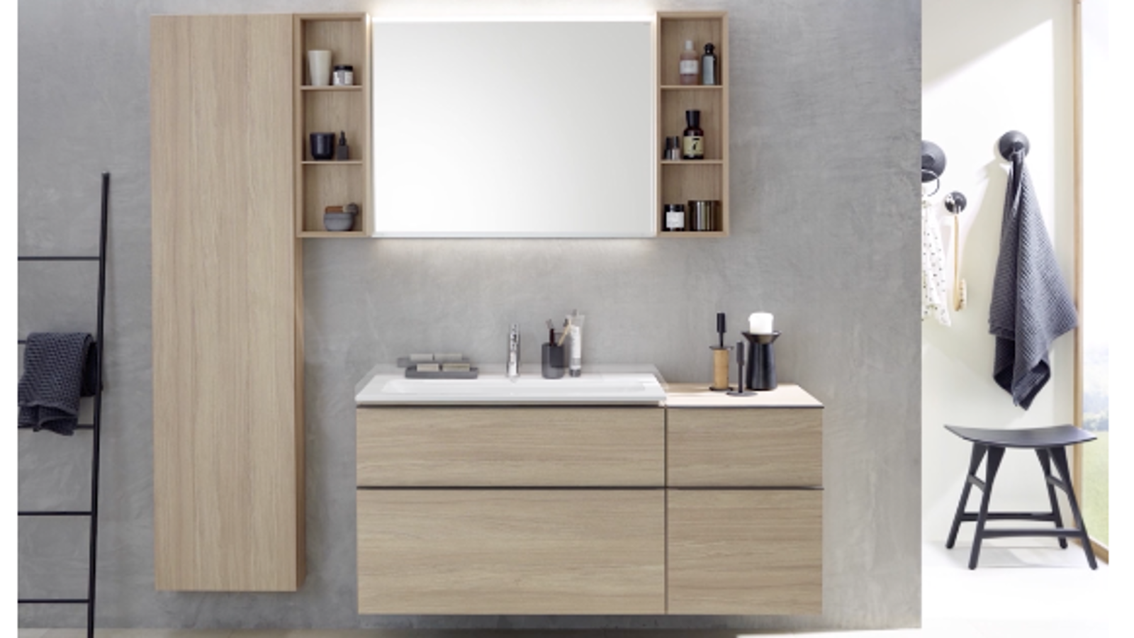 Valitsetko allaskaapin ovilla vai laatikostoilla?