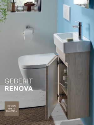 Geberit Renova -kylpyhuonekalustesarja 2025 Geberit Renova -kylpyhuonekalustesarja 2025