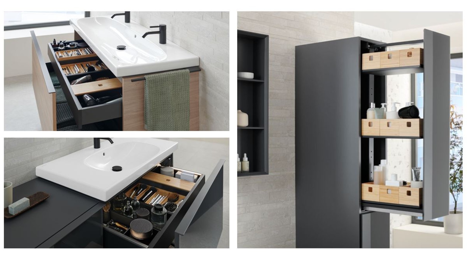 Eri säilytysratkaisuja