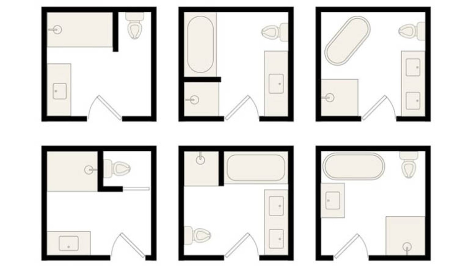 Kylpyhuoneen pohjapiirros ehdotuksia Kylpyhuoneen pohjapiirros ehdotuksia