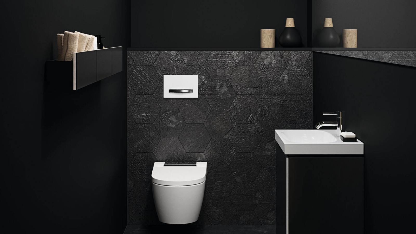 Kellarikerroksen kylpyhuone