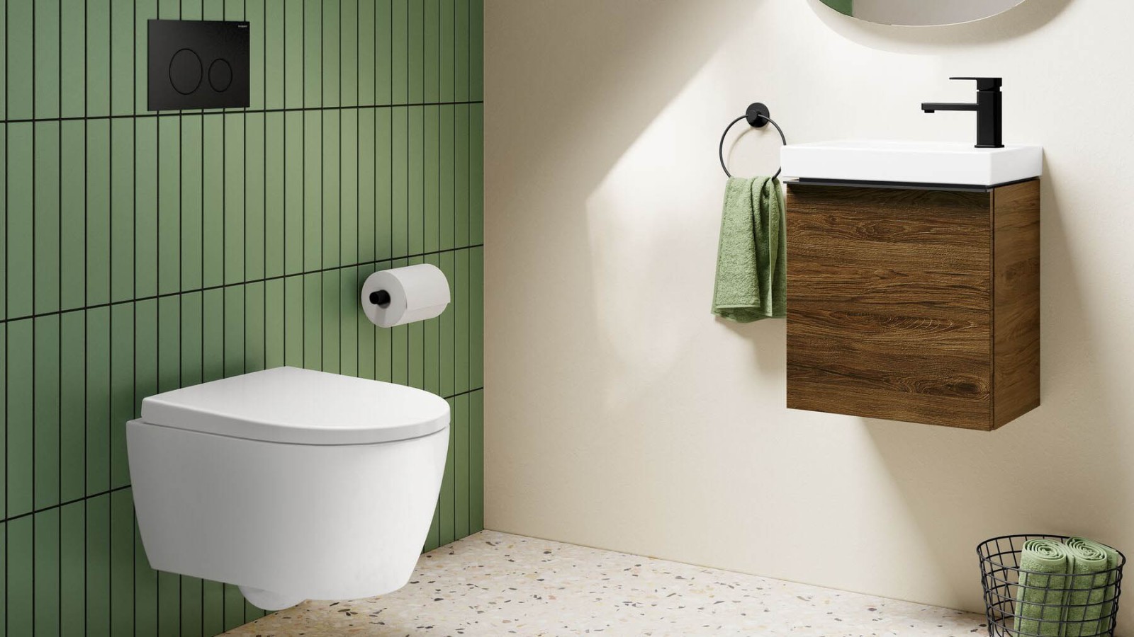 Pieni vieraskylpyhuone