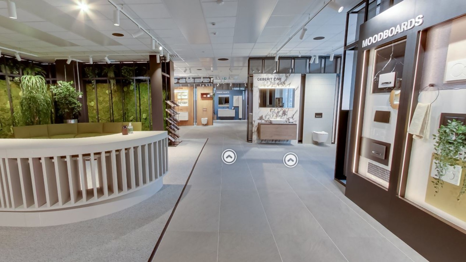 Geberit virtuaalinäyttely Vantaan showroomistamme Geberit virtuaalinäyttely Vantaan showroomistamme