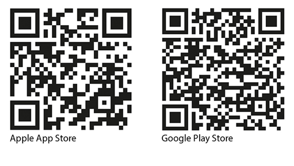 QR-koodi iOS Geberit Home -sovellukselle ja Android Geberit Home -sovellukselle QR-koodi iOS Geberit Home -sovellukselle ja Android Geberit Home -sovellukselle