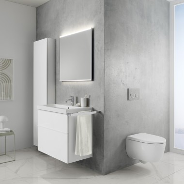 Geberit iCon -kylpyhuonesarjan tuotteita Geberit iCon -kylpyhuonesarjan tuotteita