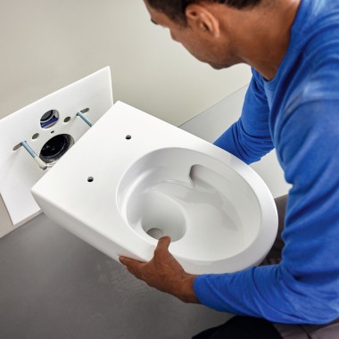 Acanto wc-istuin EFF3 -teknologialla (© Geberit)