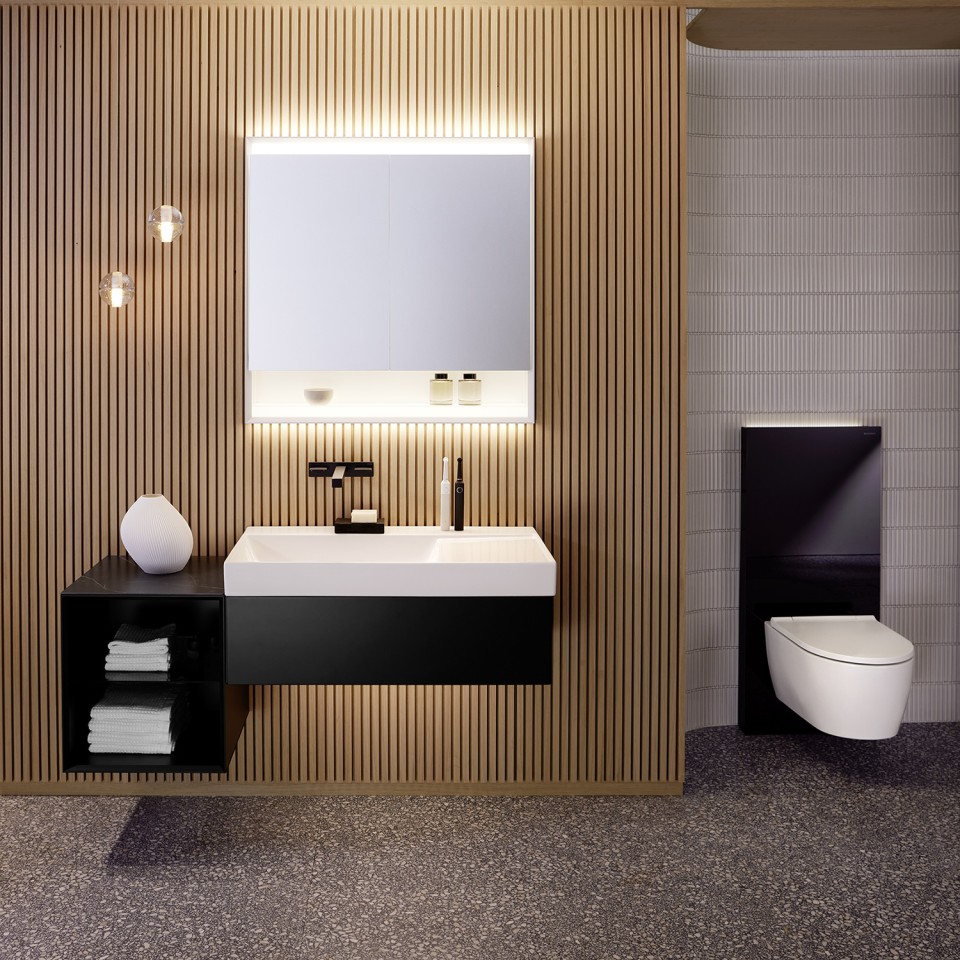 Lisää tilaa, puhtautta ja joustavuutta kylpyhuoneeseen Geberit One -tuotteilla