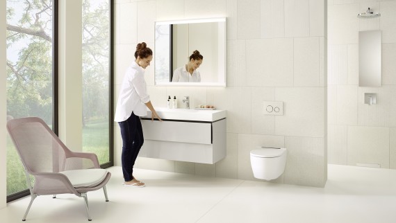 Kylpyhuone-elementtien asennuskorkeudella on merkitystä sekä lyhyille- että pitkille henkilöille