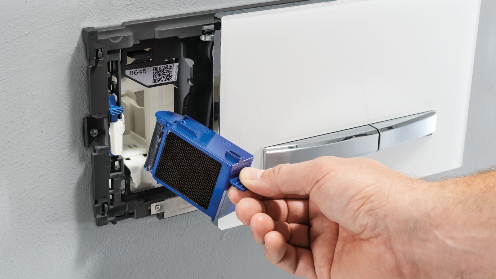 Geberit Sigma50 Geberit DuoFresh -moduulilla Geberit Sigma50 Geberit DuoFresh -moduulilla