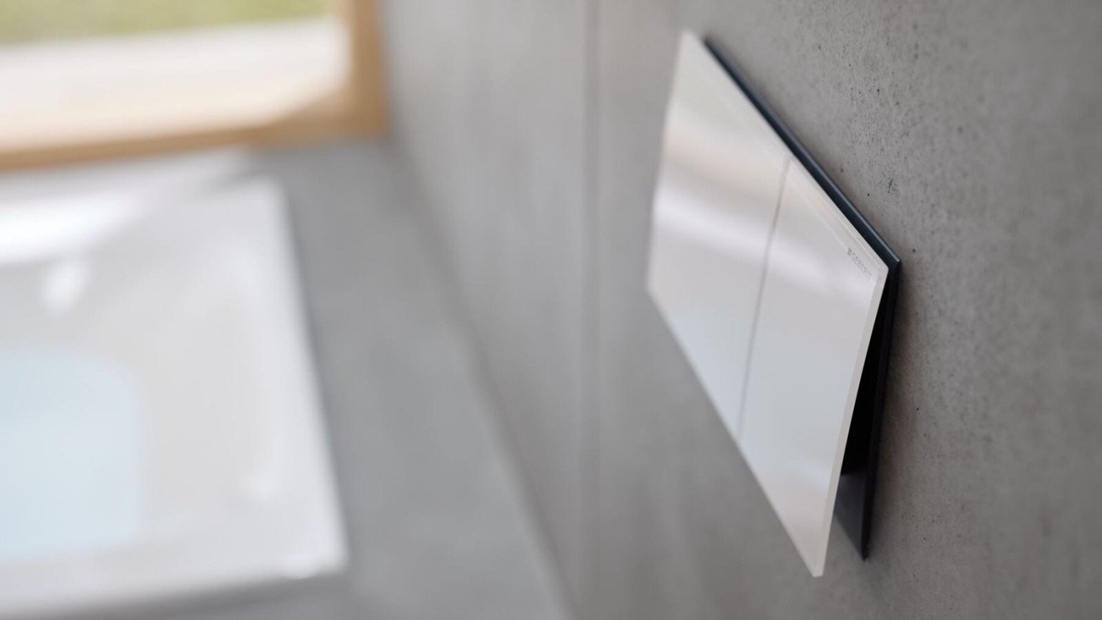 Geberit Sigma70 valkoinen lasi Geberit Sigma70 valkoinen lasi