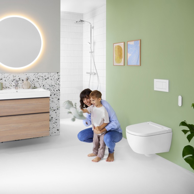 Geberit Option -peili tuo mukavasti lisävaloa kylpyhuoneeseen Geberit Option -peili tuo mukavasti lisävaloa kylpyhuoneeseen
