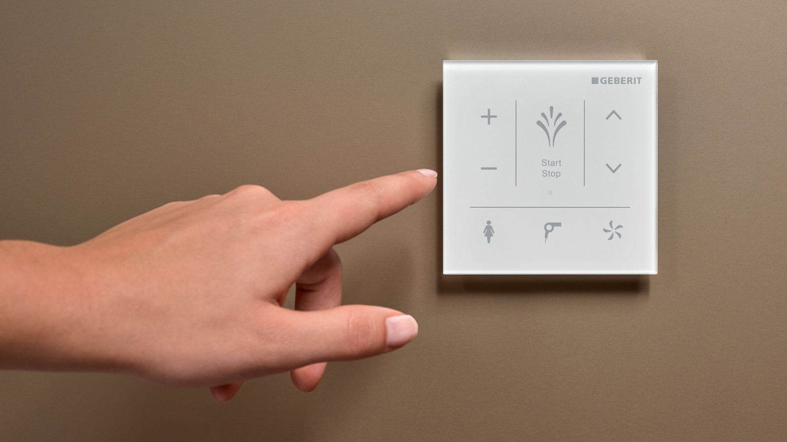 Langaton seinälle asennettava ohjauspaneeli Langaton seinälle asennettava ohjauspaneeli