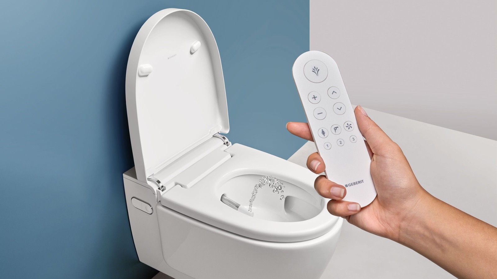 Geberit AquaClean -kaukosäädin Geberit AquaClean -kaukosäädin