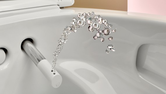 Geberit AquaClean -pesu-wc:n pesutoiminto