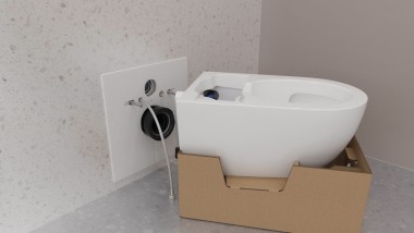 Pakkaus asennuksen apuvälineenä Pakkaus asennuksen apuvälineenä