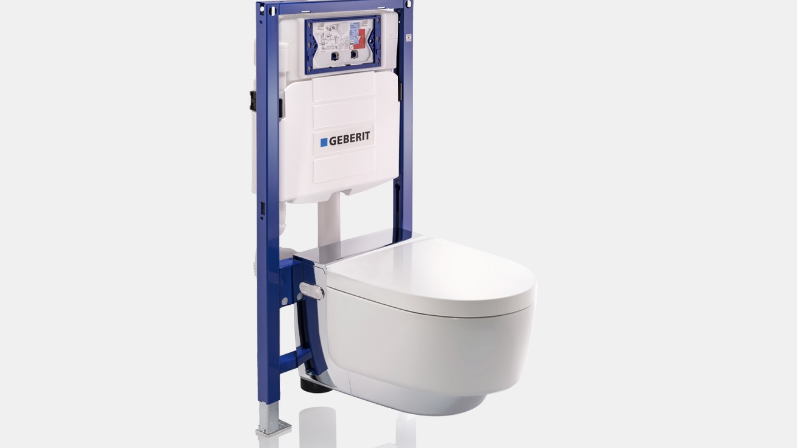 Geberit Duofix -seinä-wc-elementti ja Geberit AquaClean Mera