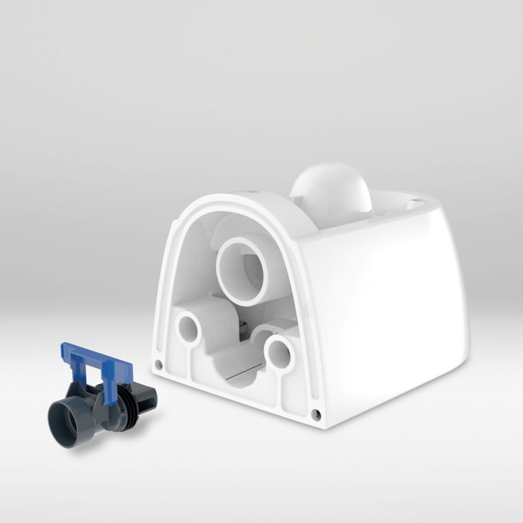 Erillinen muovista valmistettu huuhtelunohjain Erillinen muovista valmistettu huuhtelunohjain