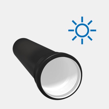 Geberit Silent-PP kestää UV-säteilyä