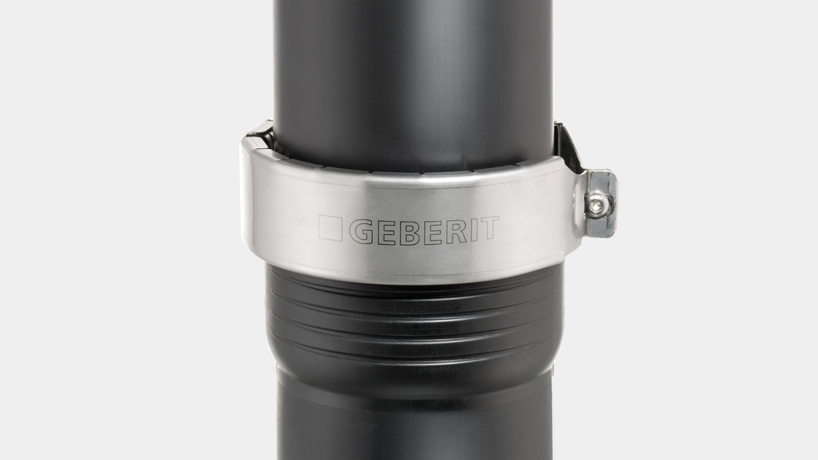 Asennettu Silent-Pro -kytkentähaara kestää jopa 200 kPa:n sisäisen paineen Geberit-muhvilukon kanssa.