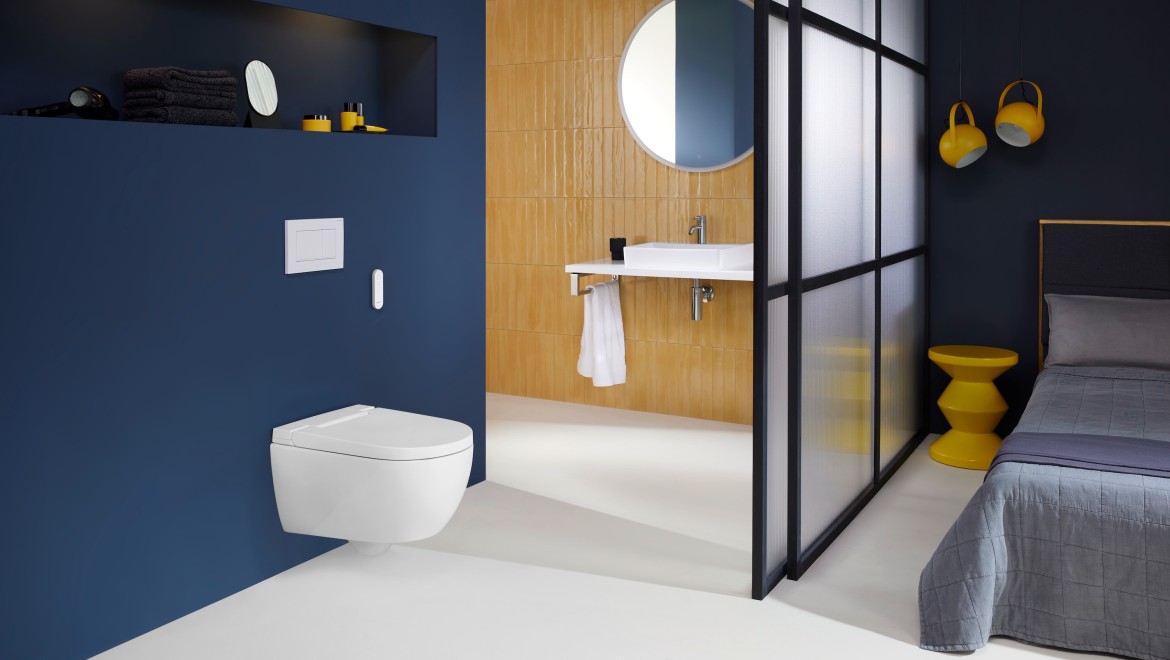 Geberit AquaClean Alba hotellissa Geberit AquaClean Alba hotellissa