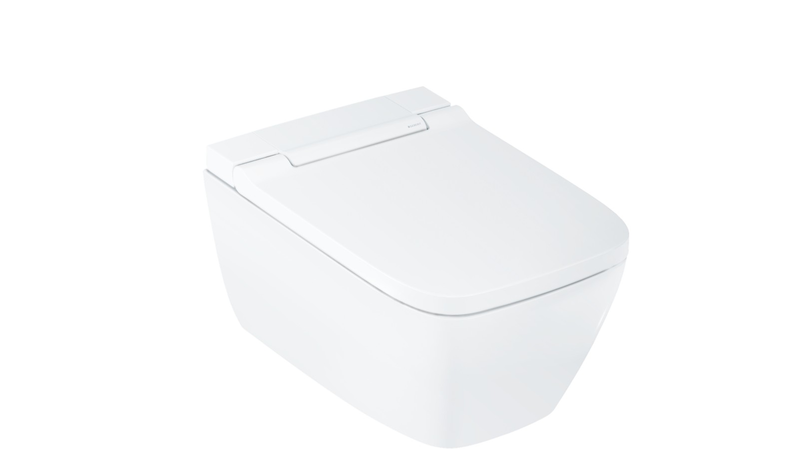 Geberit AquaClean Sela Square valkoisella (alpine) design-kannella Geberit AquaClean Sela Square valkoisella (alpine) design-kannella