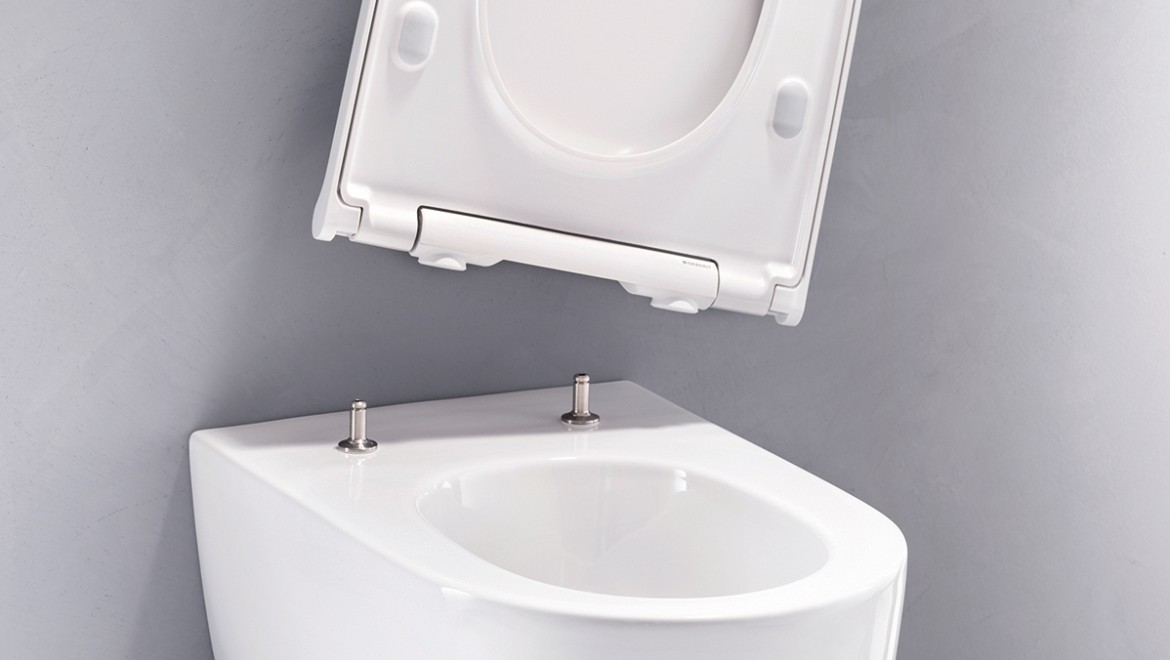 WC-kannen ja istuimen helppo irrotus