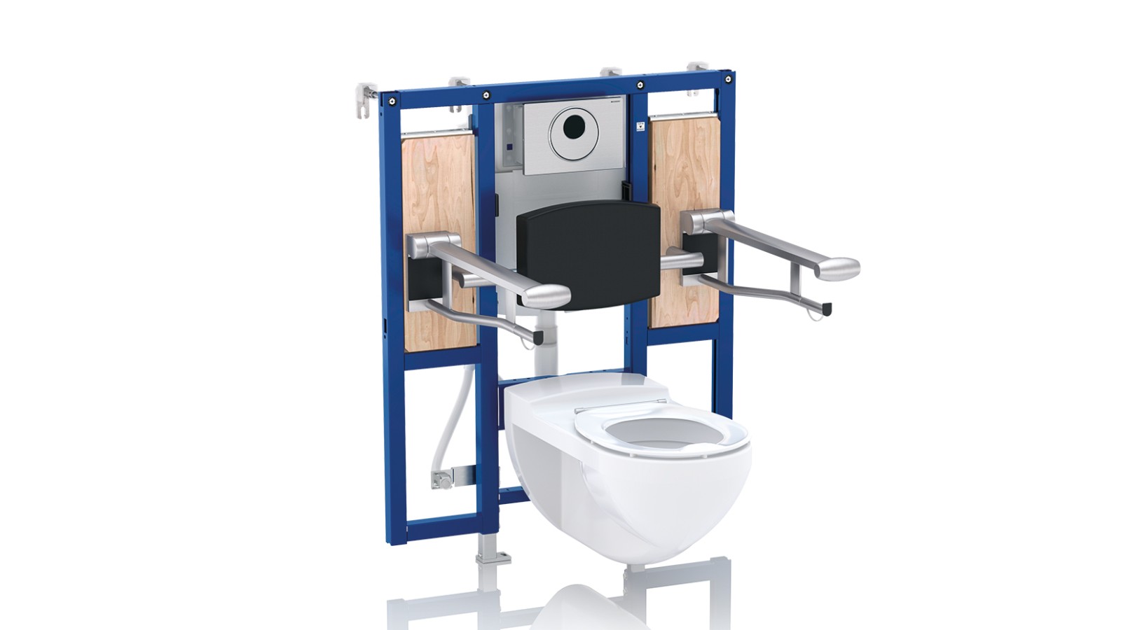 Esteetön WC-istuin Geberit Duofix -asennuselementillä Esteetön WC-istuin Geberit Duofix -asennuselementillä