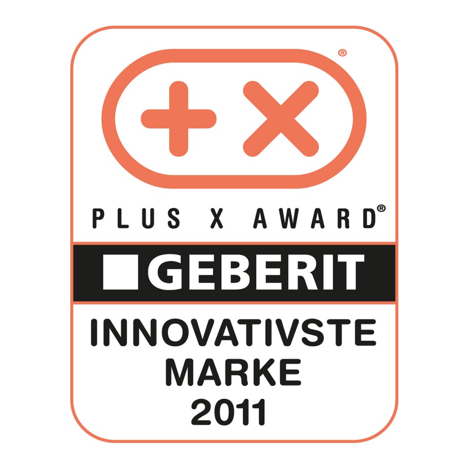 Geberit-yhtiö on saanut Plus X Award -palkinnon innovatiivisuudesta