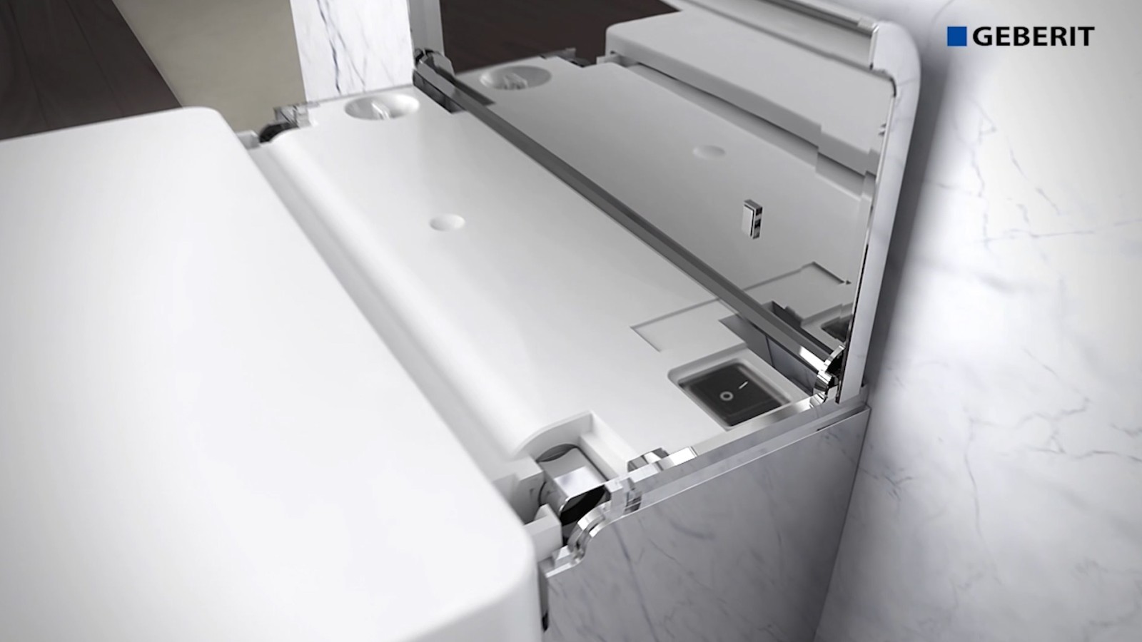 AquaCleanpesu-wc-istuimen kytkeminen päälle AquaCleanpesu-wc-istuimen kytkeminen päälle