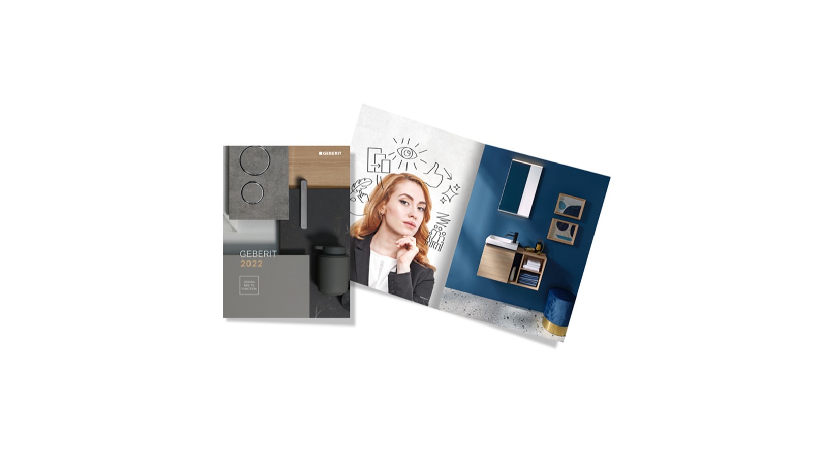 Geberit kylpyhuonekuvasto ja esitteet