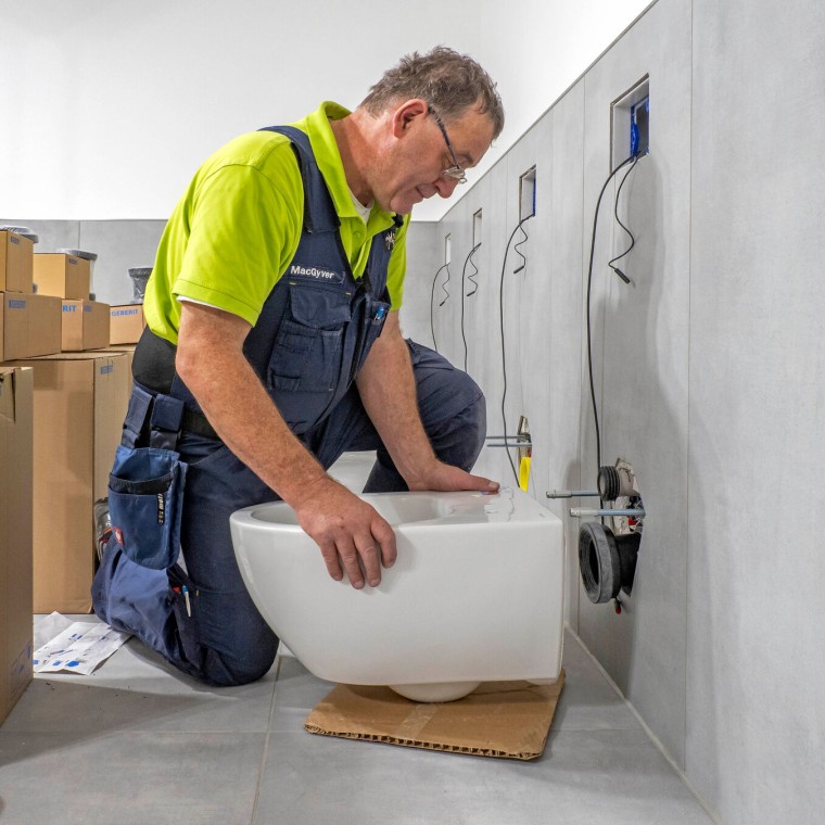 Geberit Acanto -seinä-wc:n asennus Geberit Acanto -seinä-wc:n asennus