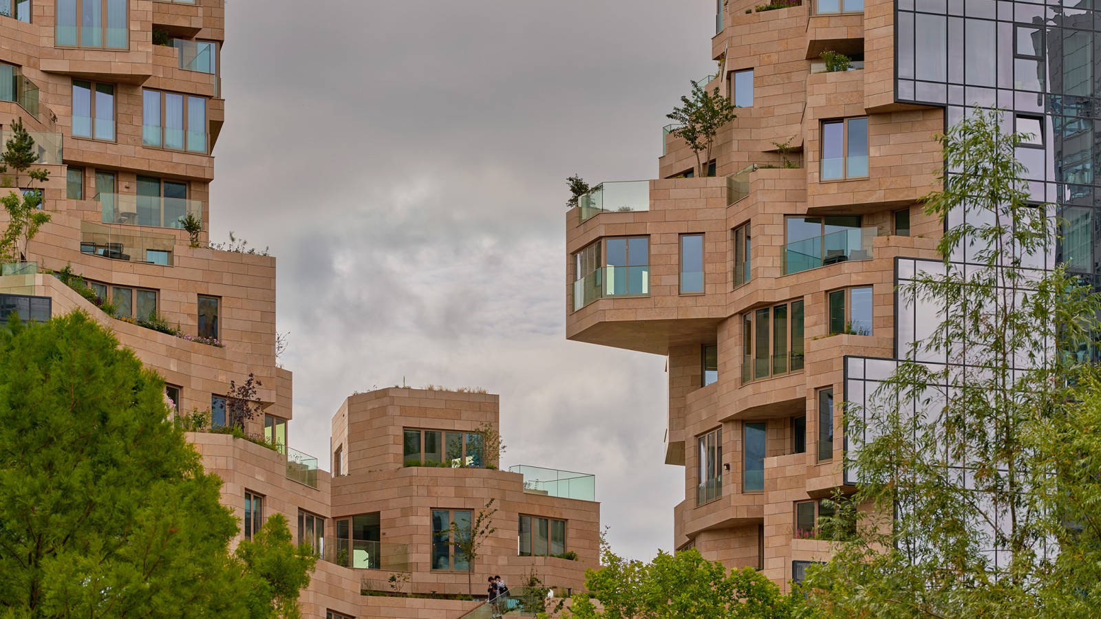 Julkisivu on vielä paljas, mutta pian se on vihreä: täällä kasvaa 155 kasvilajiketta (© Marcel Steinbach) Julkisivu on vielä paljas, mutta pian se on vihreä: täällä kasvaa 155 kasvilajiketta (© Marcel Steinbach)