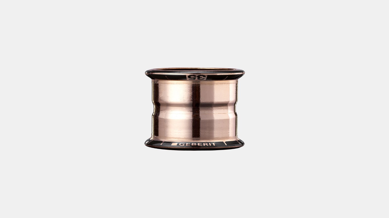 Geberit Mapress CuNiFe -liittimet mustalla puristusindikaattorilla