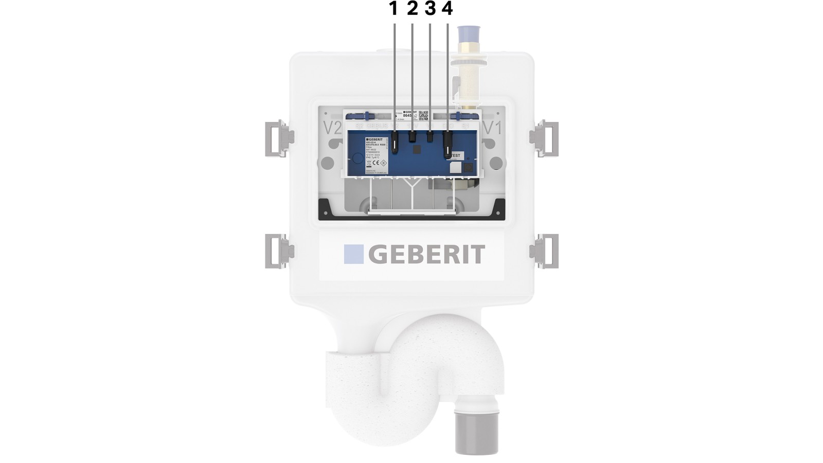Geberit HS30 hygieniahuuhtelulaite (© Geberit) Geberit HS30 hygieniahuuhtelulaite (© Geberit)