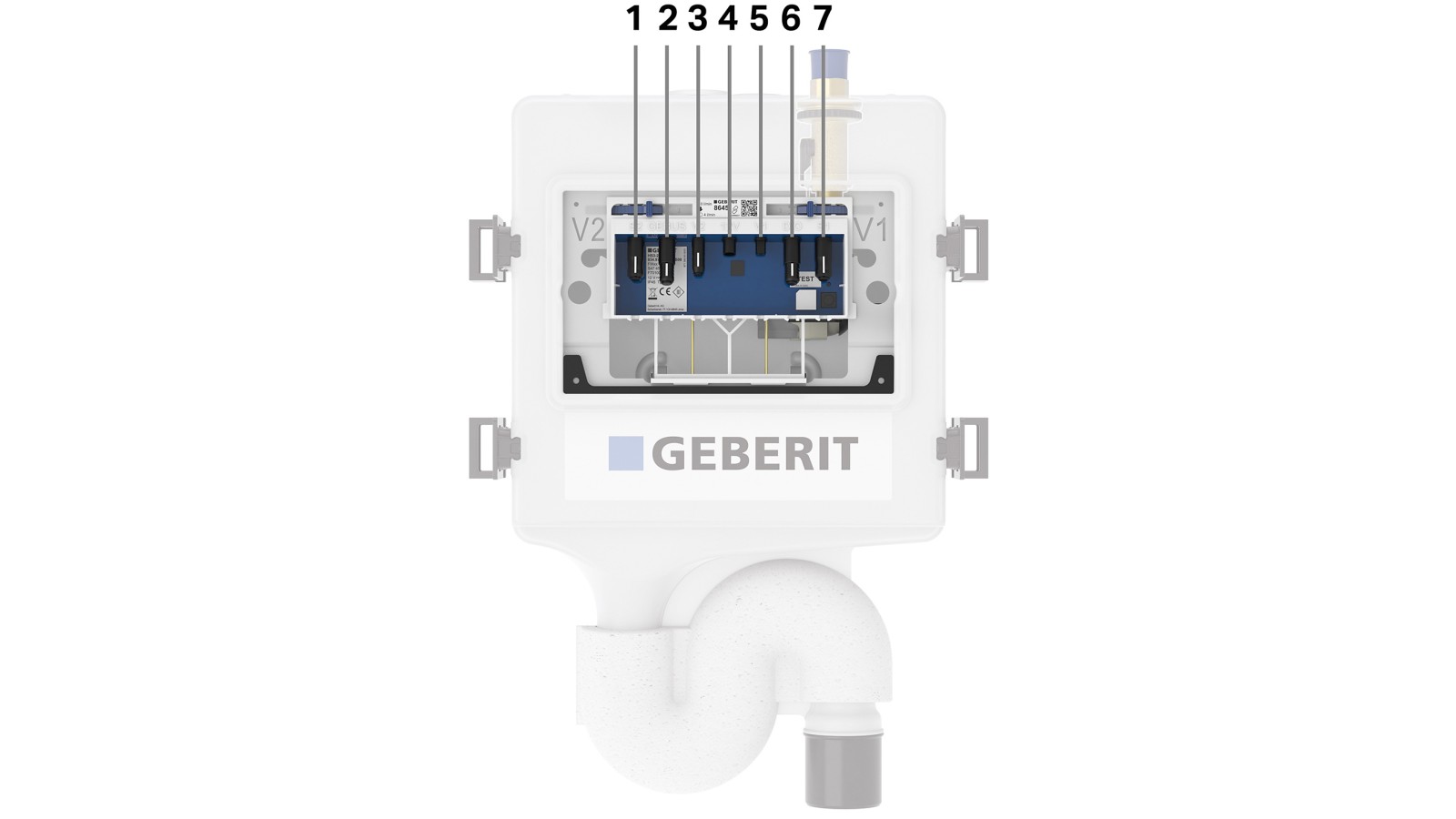 Geberit HS50 hygieniahuuhtelulaite (© Geberit) Geberit HS50 hygieniahuuhtelulaite (© Geberit)