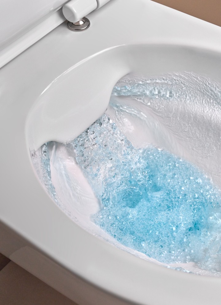 Huuhtelukaulukseton wc-istuin Huuhtelukaulukseton wc-istuin