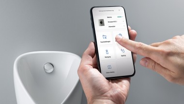 Geberit Control App – yleisnäkymä