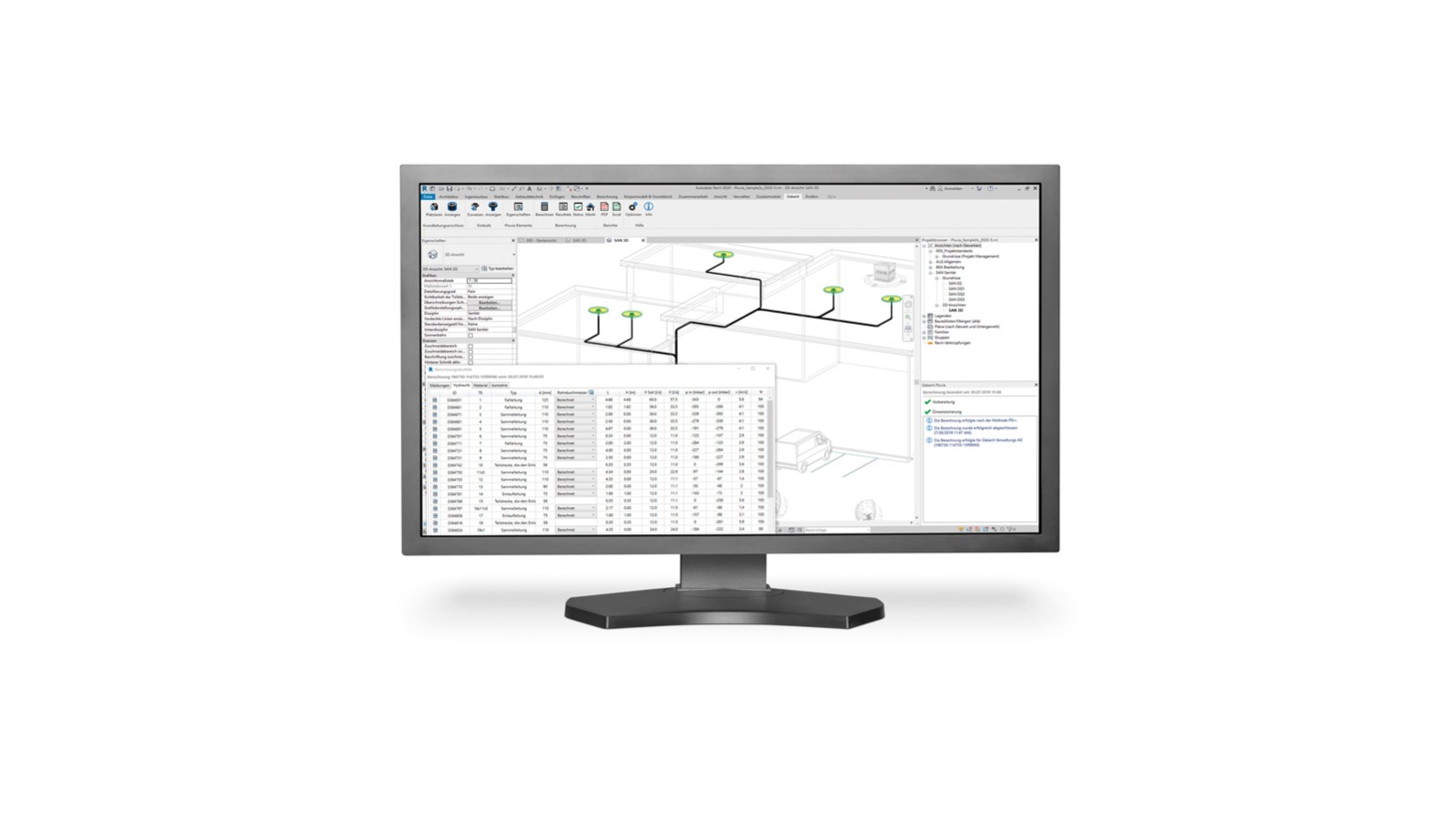 Kuvakaappaus Pluvia-laskentatyökalu
