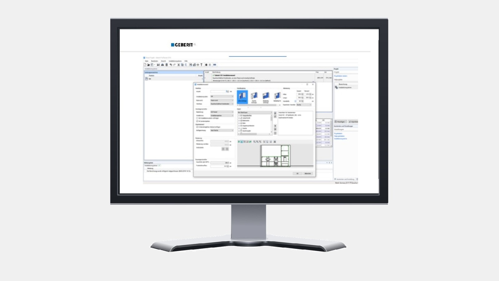 Geberit tarjoaa ammattilaisille laajan valikoiman digitaalisia suunnittelutyökaluja, kuten Geberit ProPlanner Geberit tarjoaa ammattilaisille laajan valikoiman digitaalisia suunnittelutyökaluja, kuten Geberit ProPlanner