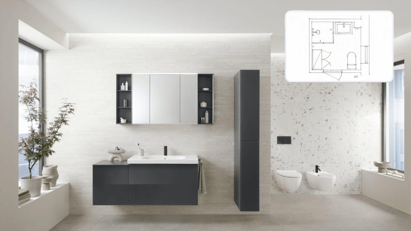 Uuden kylpyhuoneen remontoinnissa tarkka suunnittelu on tärkeää Uuden kylpyhuoneen remontoinnissa tarkka suunnittelu on tärkeää