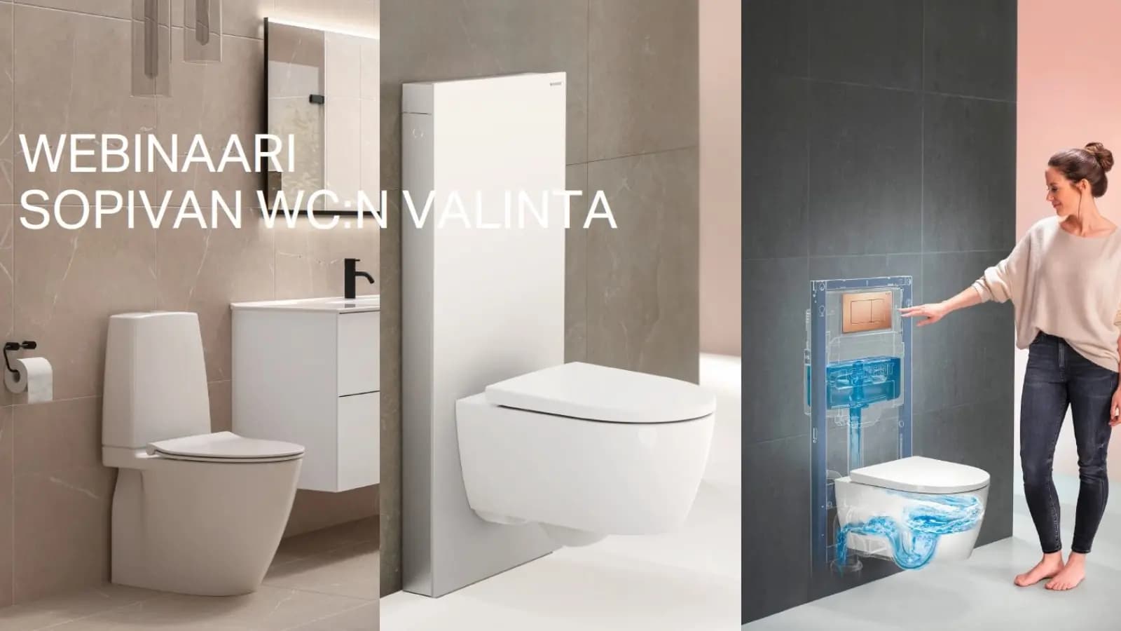WC-istuimen valinta WC-istuimen valinta