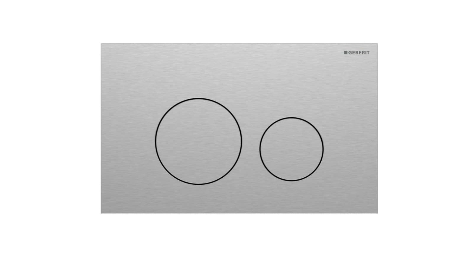 Geberit Sigma40 pyöreä, ruostumaton teräs Geberit Sigma40 pyöreä, ruostumaton teräs