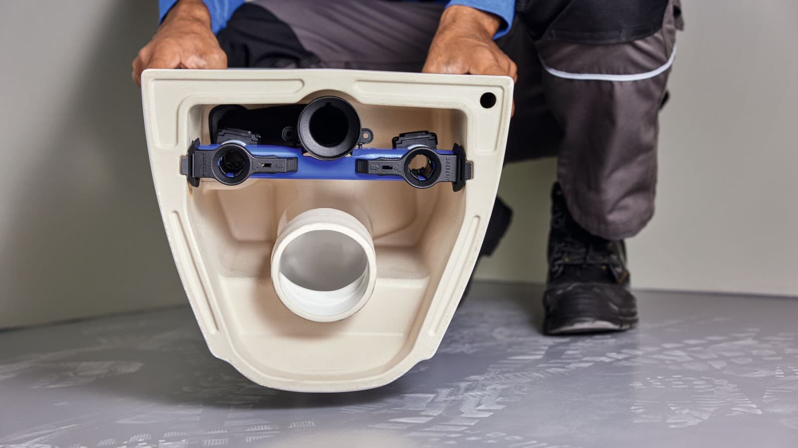 Esiasennettu Acanto seinä-wc-istuimen asennustanko Esiasennettu Acanto seinä-wc-istuimen asennustanko