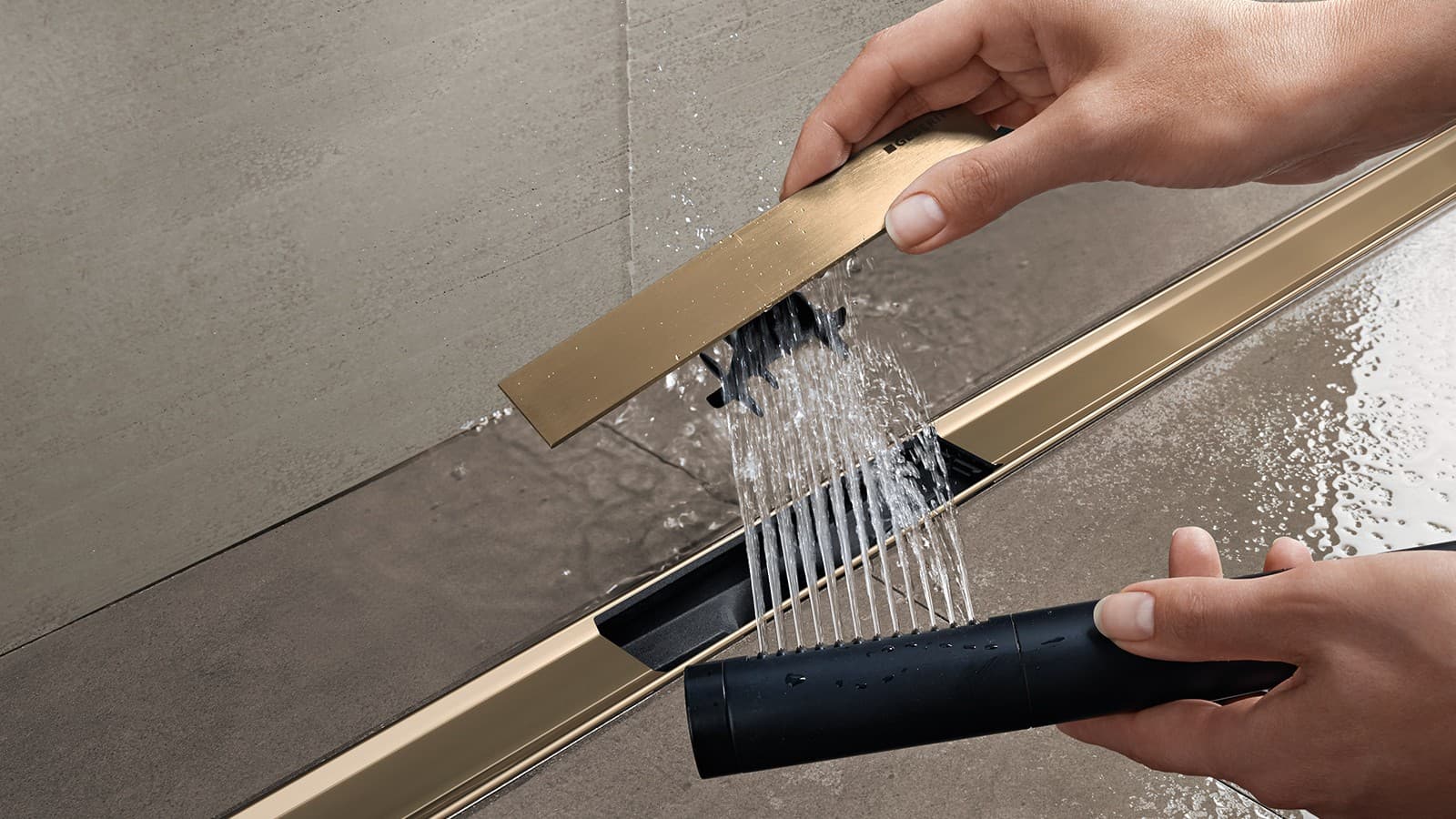 Geberitin CleanLine -linjakaivoratkaisut ovat helppoja puhdistaa ja hygieeninen vaihtoehto kylpyhuoneeseen Geberitin CleanLine -linjakaivoratkaisut ovat helppoja puhdistaa ja hygieeninen vaihtoehto kylpyhuoneeseen