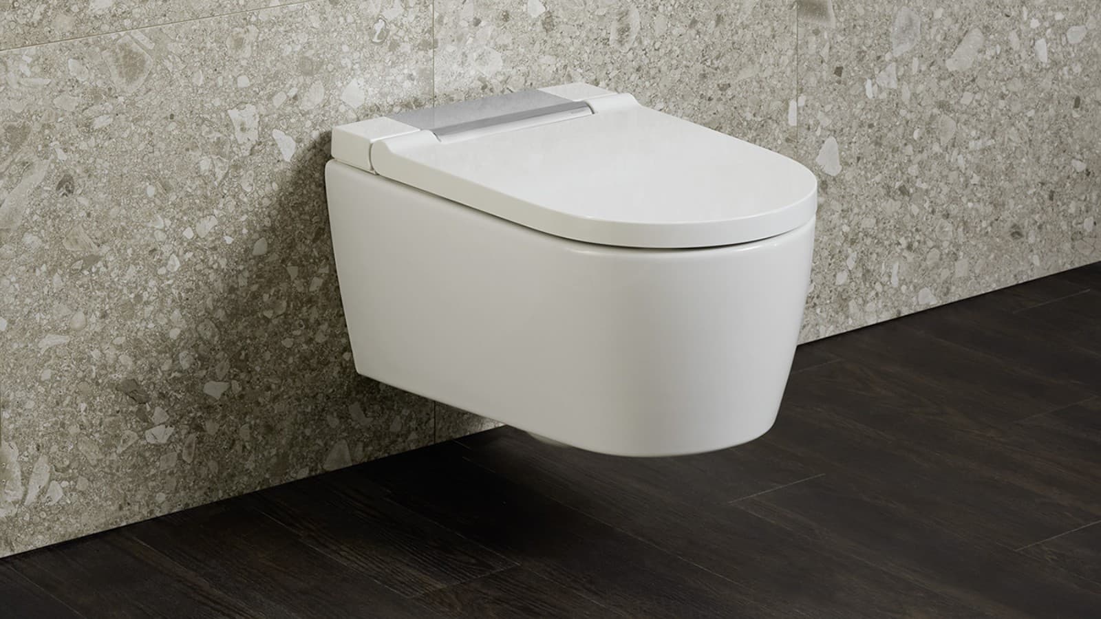Geberit AquaClean Sela -pesu-wc-istuin on puristinen ja elegantti Geberit AquaClean Sela -pesu-wc-istuin on puristinen ja elegantti