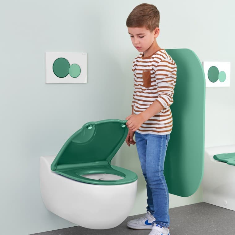 Lasten Geberit Bambini -seinä-WC Lasten Geberit Bambini -seinä-WC